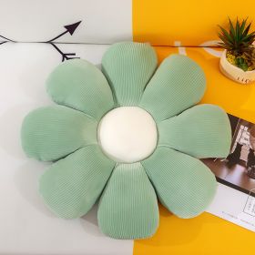 Bed and Breakfast Cushion Small Daisy Petal Cushion (Option: Green-40cm)