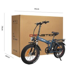 Fashion Simple Electric Bicycle (Option: Blue-20AH)